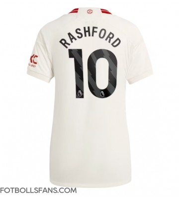 Manchester United Marcus Rashford #10 Replika Tredje Tröja Damer 2023-24 Kortärmad